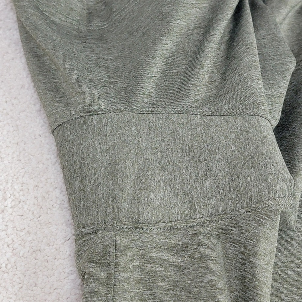 Duluth Trading Co Polo Shirt Mens L Green Moisture Wicking Performance Pocket - Picture 11 of 12